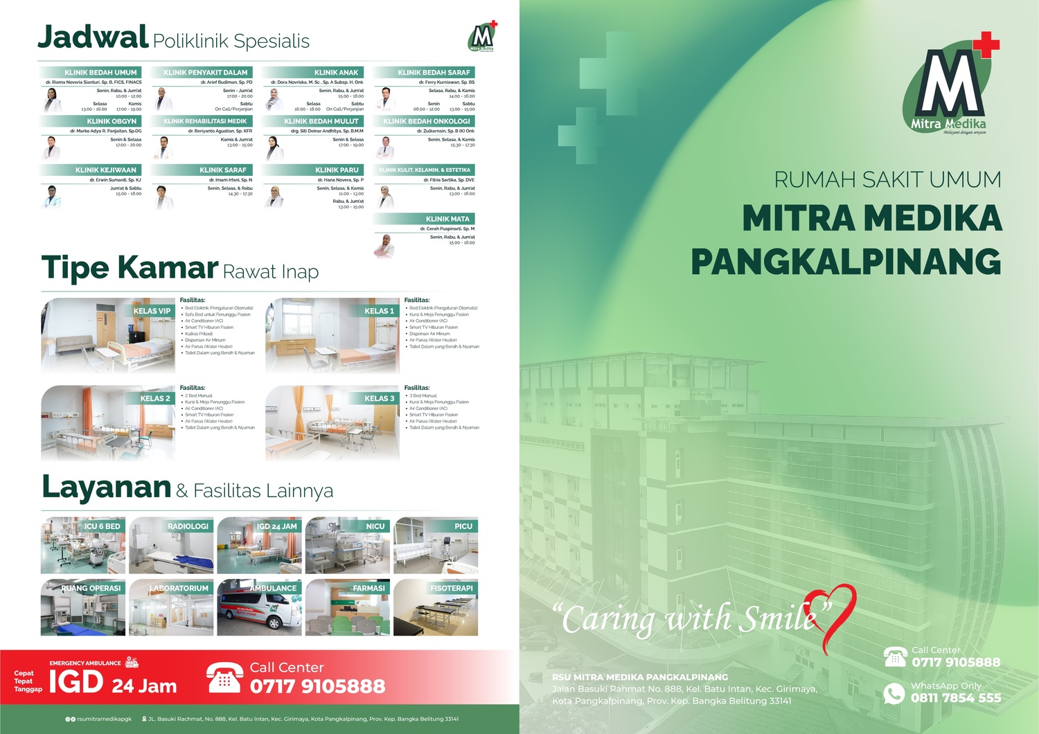 Brosur Resmi Pelayanan RS Mitra Medika 2026 — Halaman 1