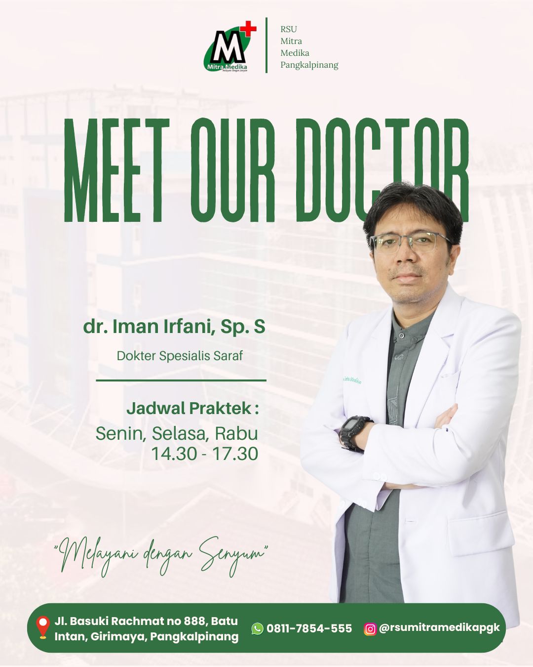 Foto dr. Iman Irfani, Sp.S